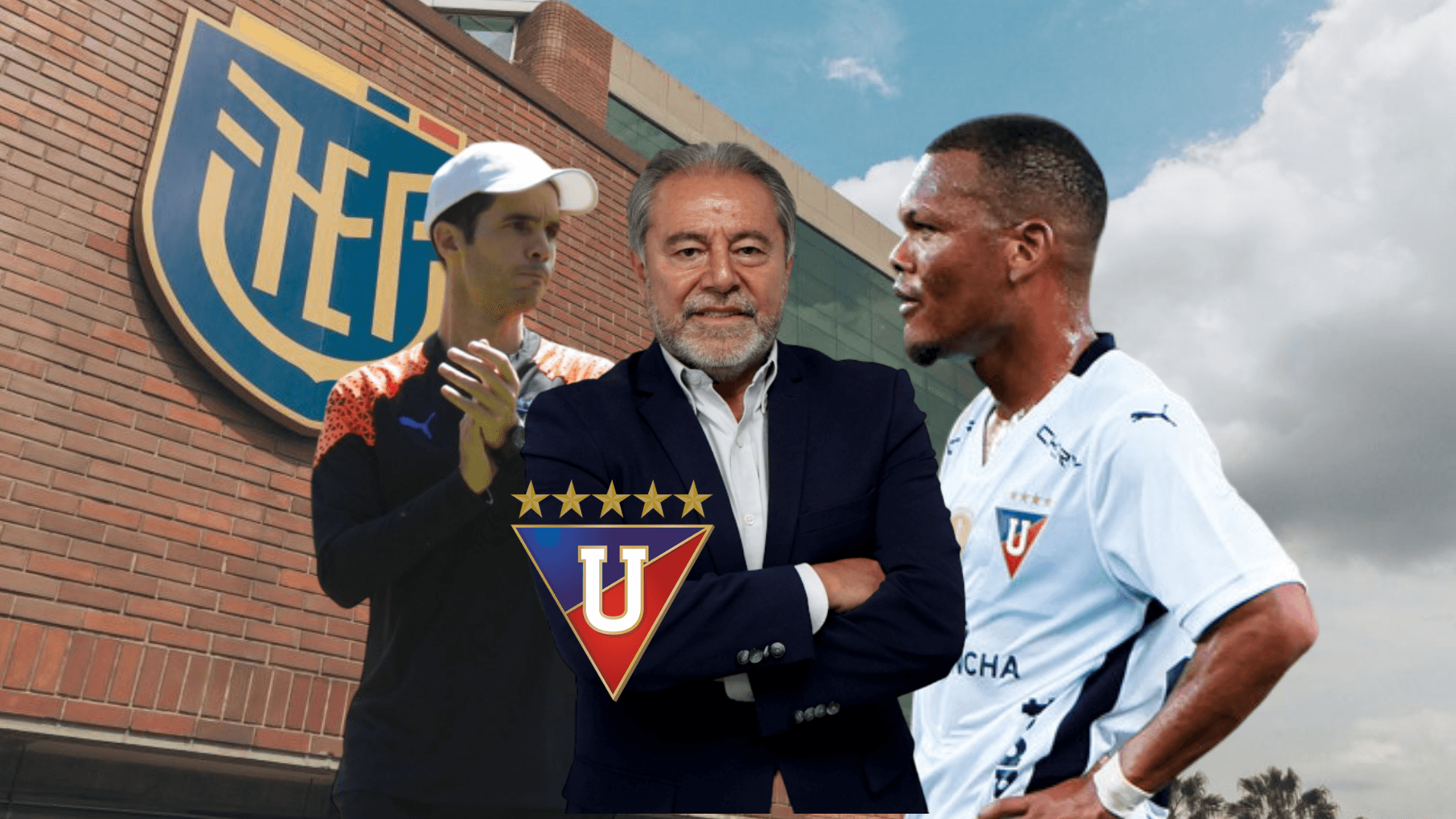 Josep Alcácer e Isaac Alvárez en la FEF con Jefferson Valverde