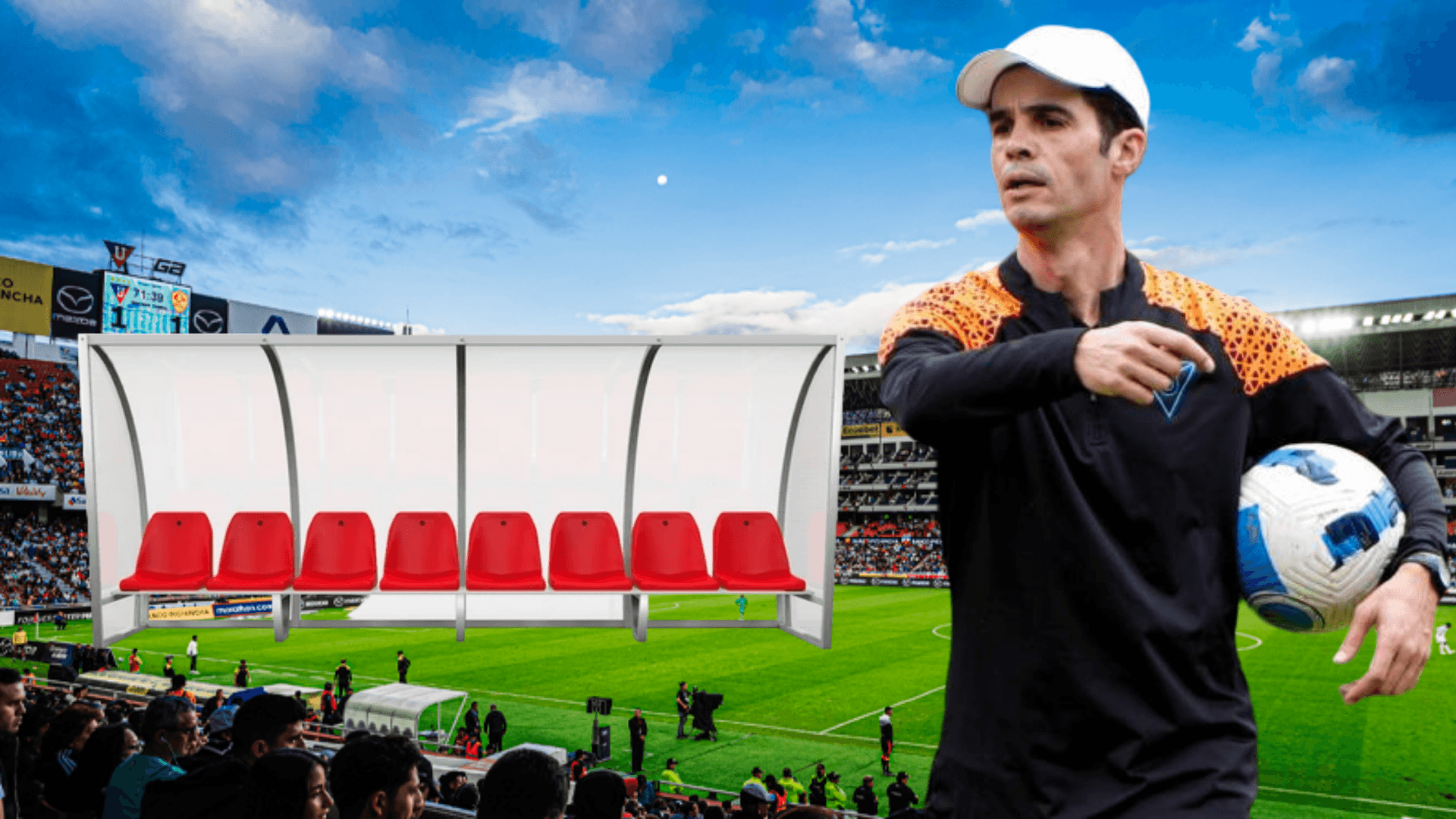 Josep Alcácer en el Estadio Rodrigo Paz Delgado (Foto tomada de: El Comercio/Liga de Quito/Shutterstock)