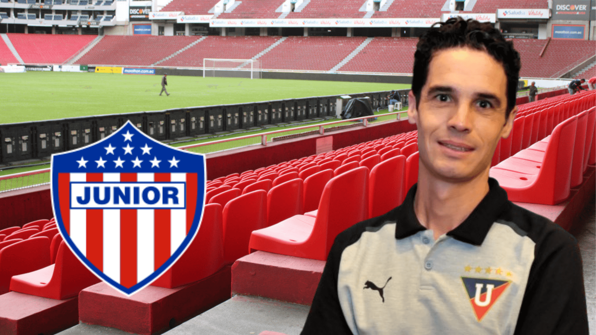 Josep Alcácer en el Estadio Rodrigo Paz Delgado (Foto tomada de: Liga de Quito/Wikipedia)