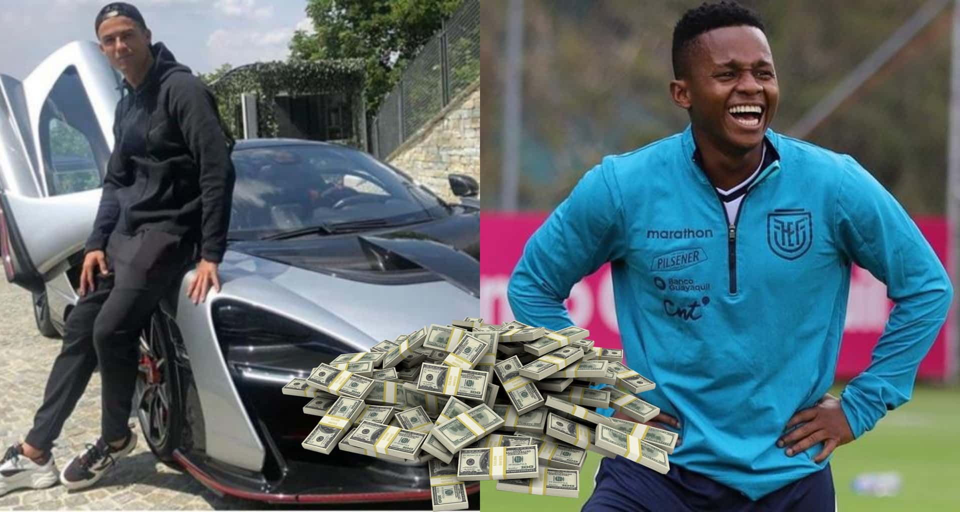 Juan Cazares viajó a jugar en la Segunda División de Ucrania y se dio un lujo al comprarse el mismo carro de Cristiano Ronaldo