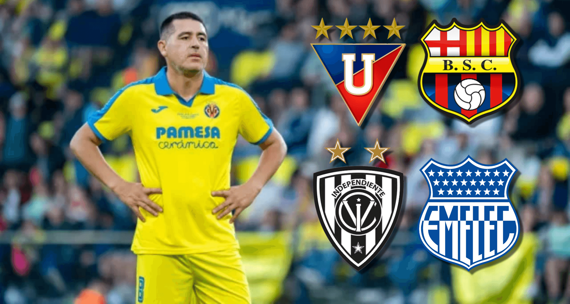 Juan Román Riquelme tiene admiración por uno de los equipos ecuatorianos y mira lo que hizo