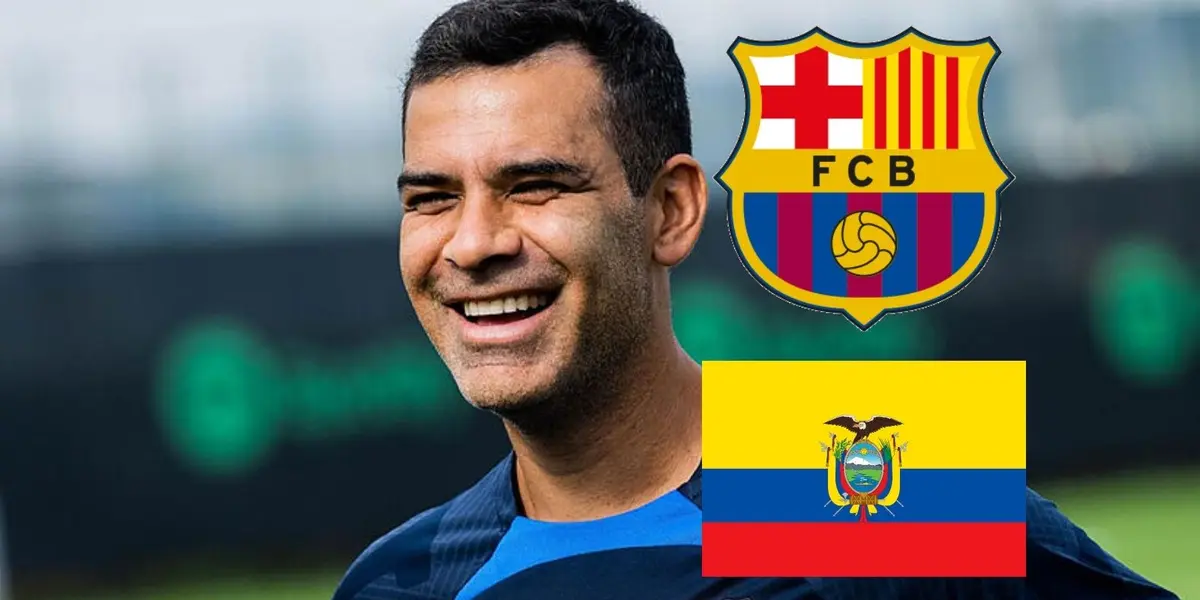 Juega en el FCB, lo aconsejó Rafa Márquez, pero en Ecuador no lo regresan a ver