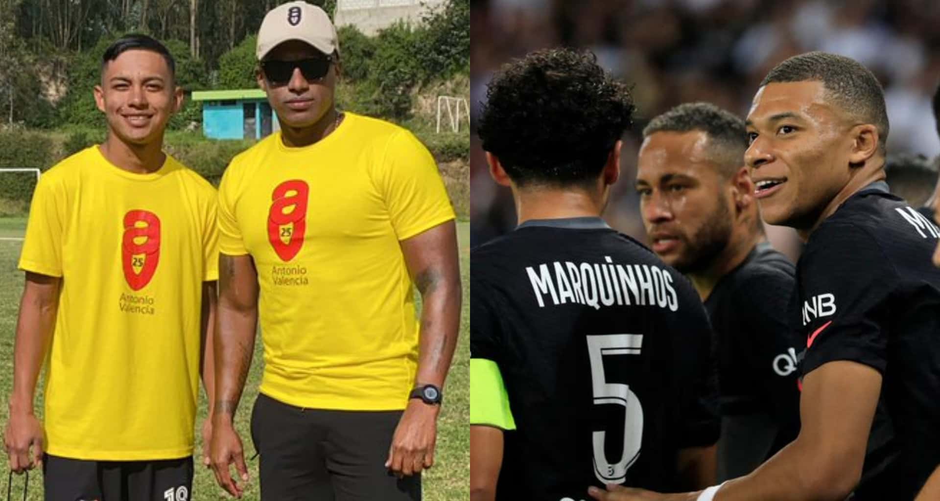 Juega en el PSG y aplaudió a Antonio Valencia por su nueva faceta de entrenador
