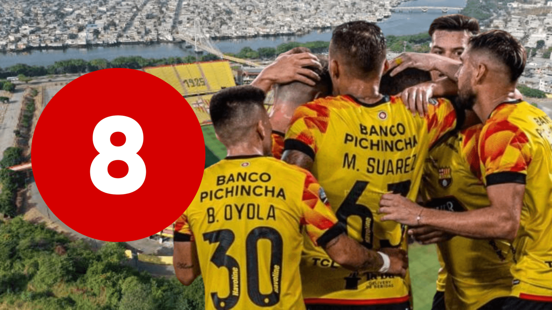Jugadores de Barcelona SC (Foto tomada de: Barcelona SC/API/Flaction)