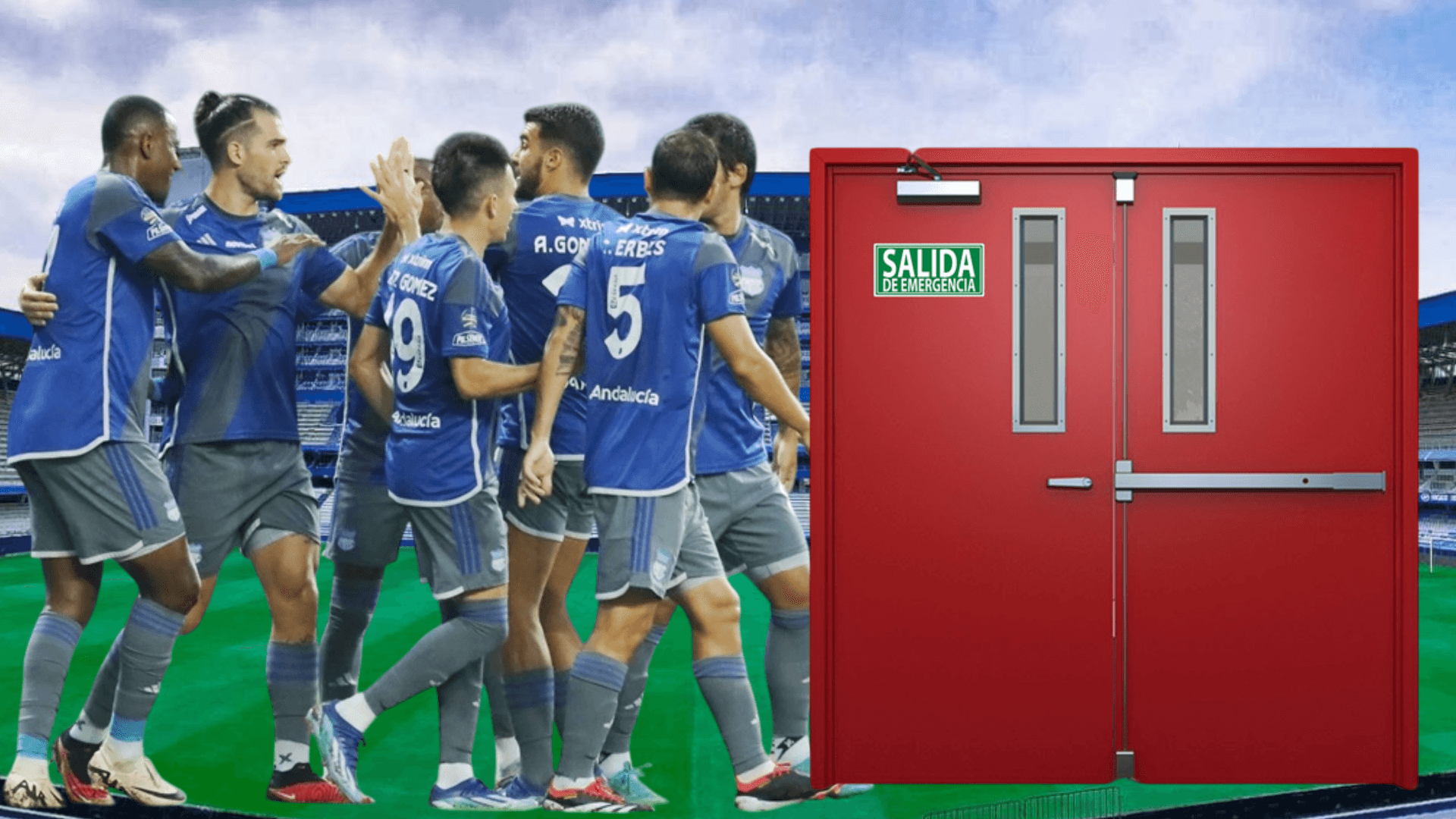 Jugadores de Emelec (Foto tomada de: Emelec/API/MN)