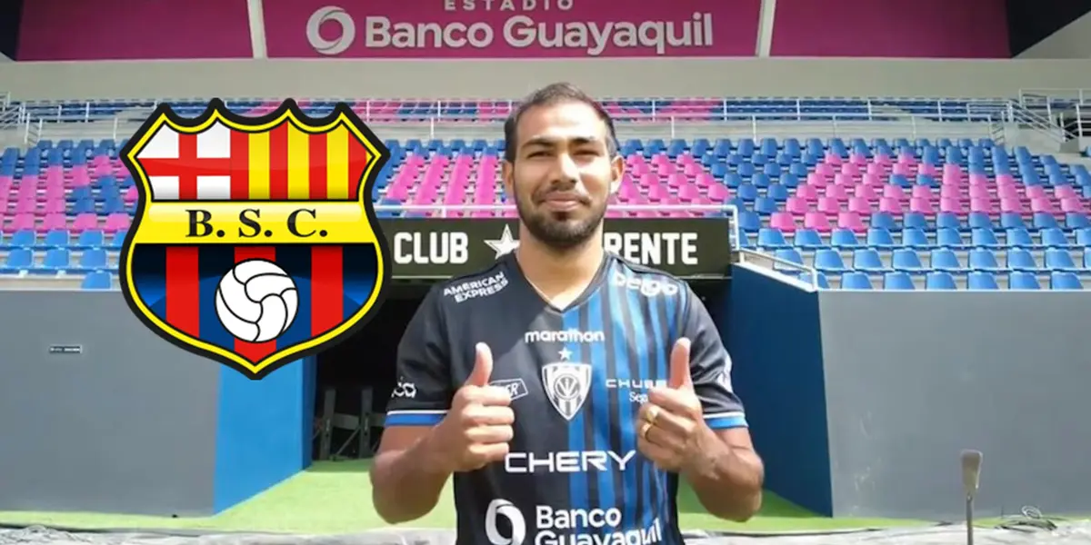 Junior Sornoza reconoció su deseo de poder ponerse la camiseta de Barcelona SC aunque defiende a Independiente del Valle
