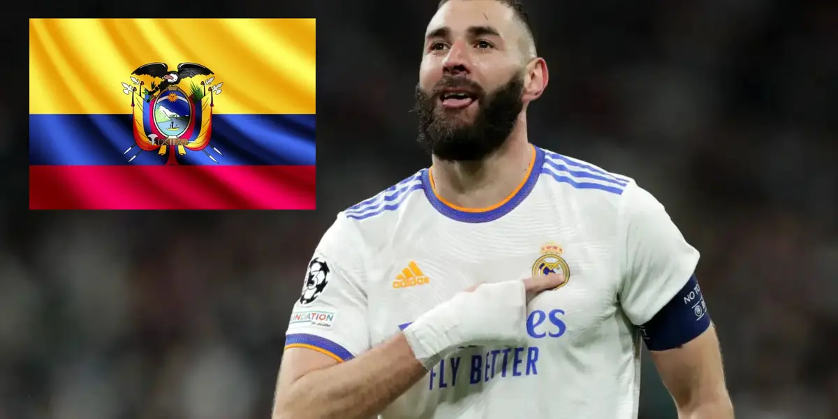 Karim Benzema jugará una nueva final de Champions League con el Real Madrid y conoce a un jugador ecuatoriano