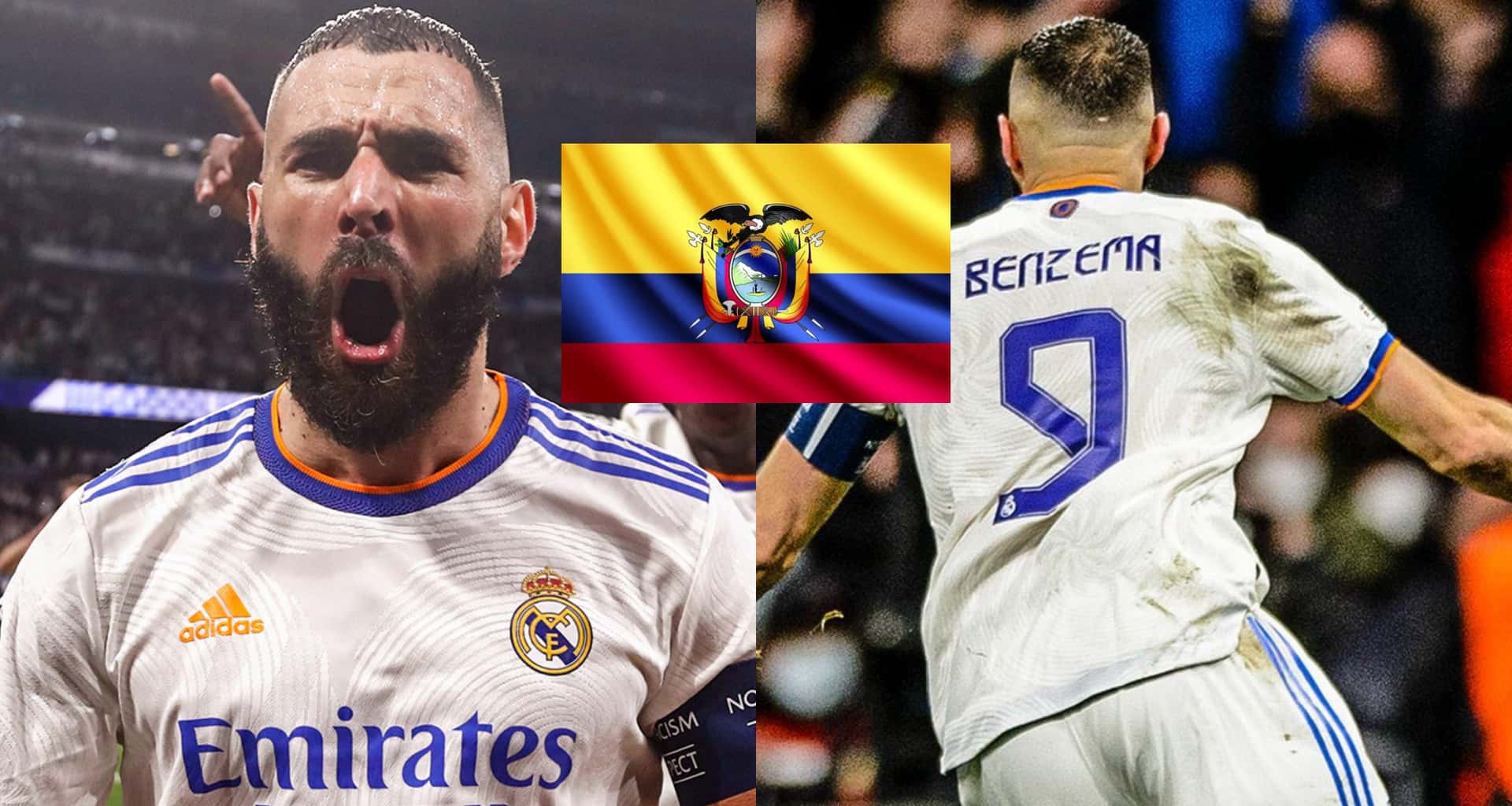Karim Benzema volvió a ser figura de la Champions League y conoce a un jugador ecuatoriano
