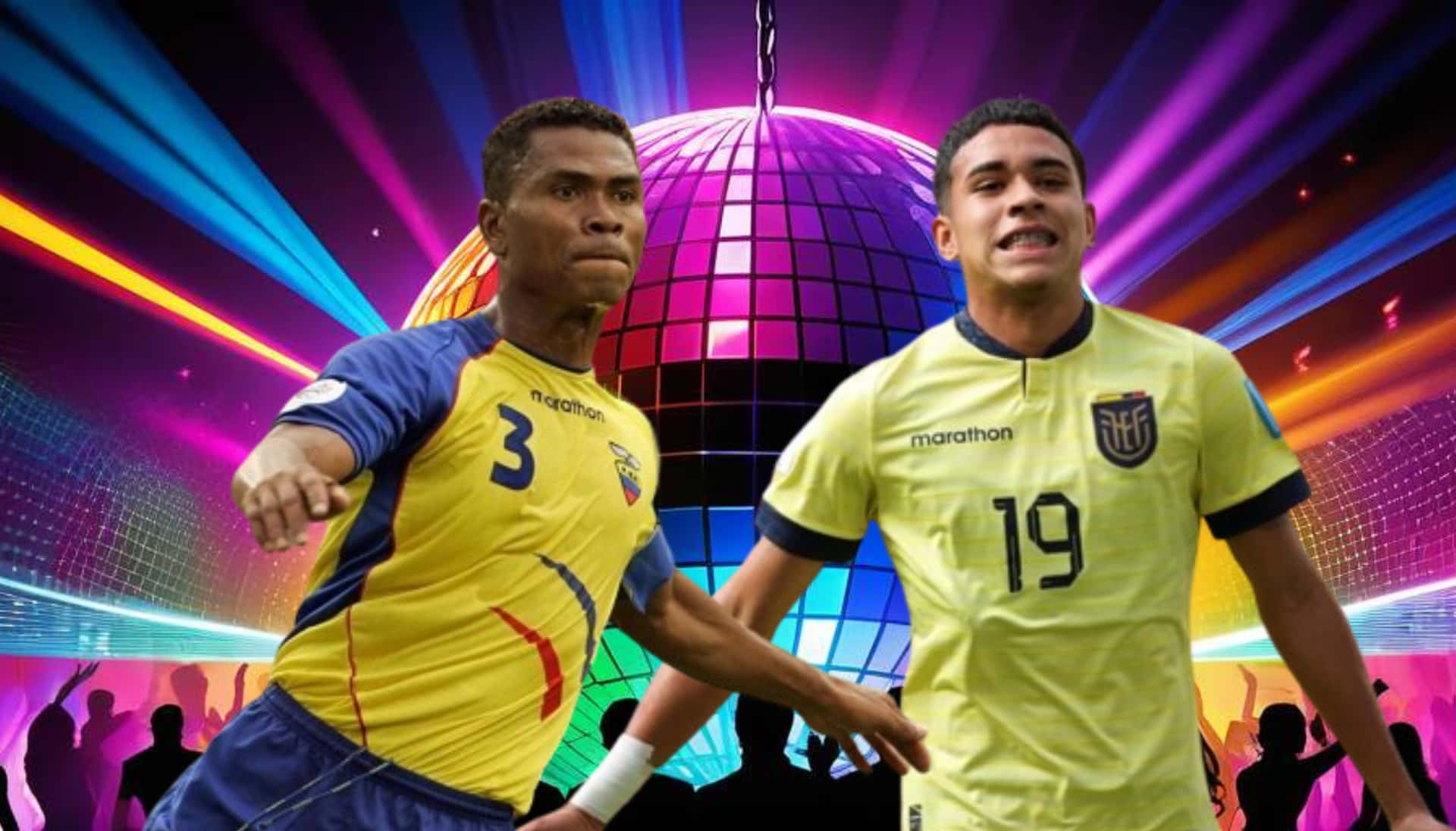 Kendry Páez con la camiseta de Ecuador, al igual que el ex capitán, Iván Hurtado. FOTO: Campo Grande Perú
