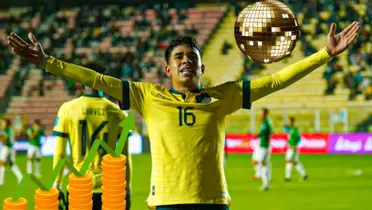 Kendry Páez convirtiendo para la Selección Ecuatoriana. FOTO: Todo Sport