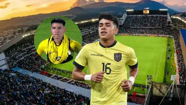 Kendry Páez triste con la camiseta de Ecuador 