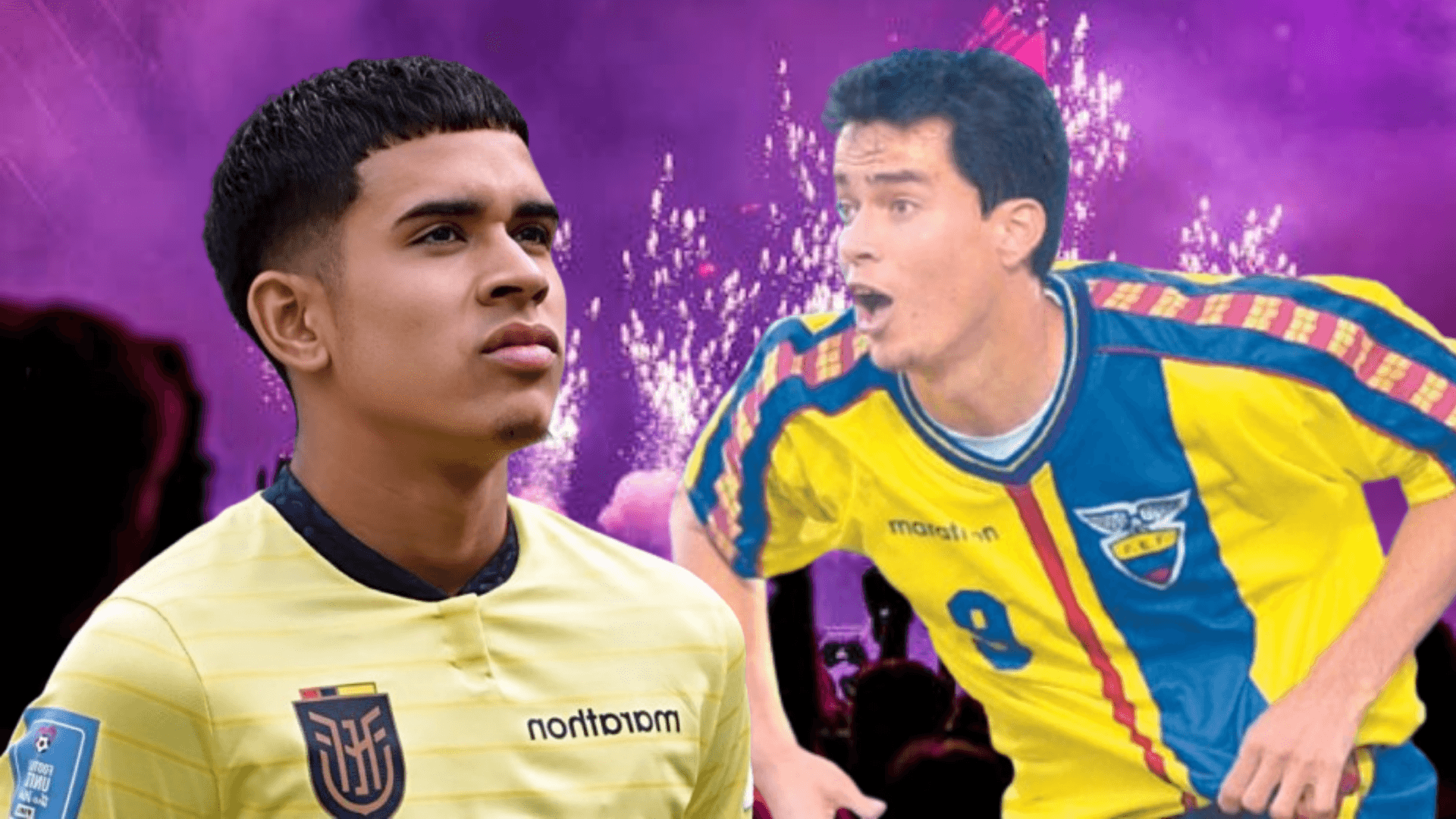 Kendry Páez y Jaime Iván Kaviedes (Foto tomada de: Pexels/Kendry Páez/La Tri)