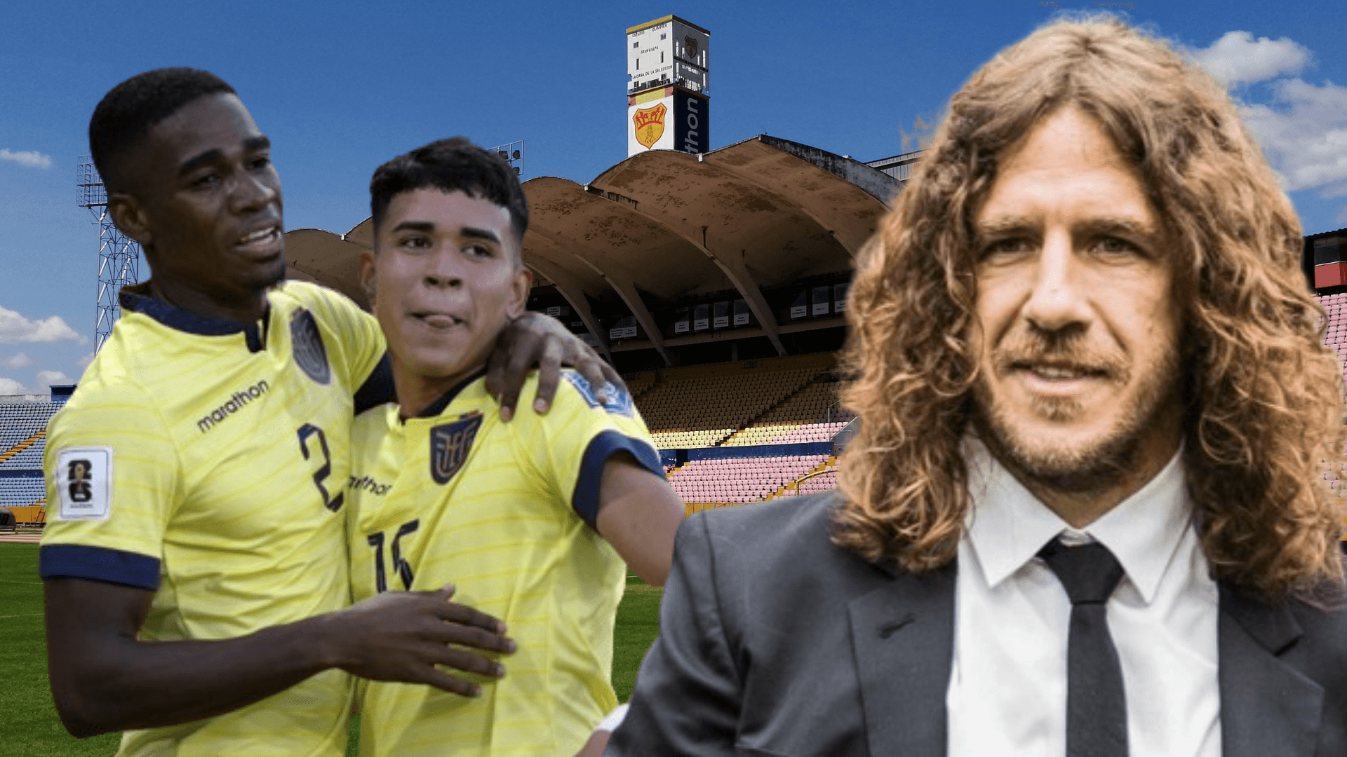 Kendry Páez y William Pacho: (Foto tomada de: El Universo/Primicias/Onze Mondial)