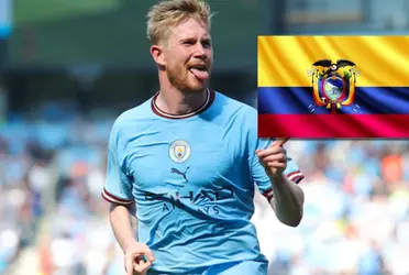 Kevin de Bruyne es una de las grandes estrellas mundiales que tiene el mundo del fútbol y conoce a este ecuatoriano