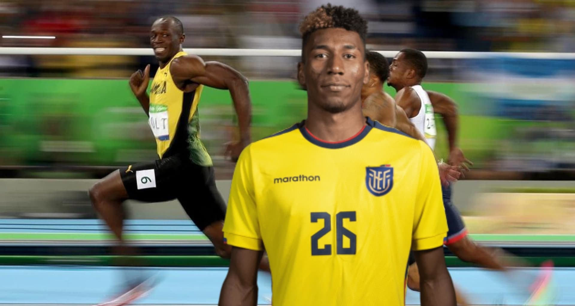 Kevin Rodríguez se pegó una carrera a lo Usain Bolt con Ecuador