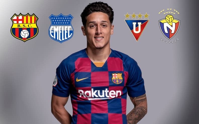 Kike Saverio puede salir del FC Barcelona y en el único de Ecuador que tiene un vínculo es el Barcelona SC de Carlos Alfaro Moreno