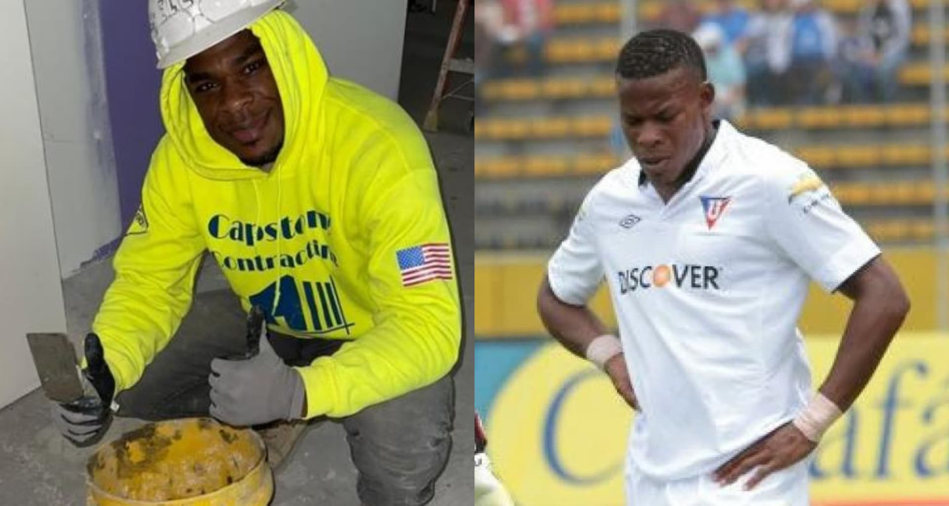 Koob Hurtado dejó el fútbol luego de pasar por Liga de Quito y otros clubes. Ahora su trabajo es la construcción pero ¿Cuánto puede llegar a ganar?
