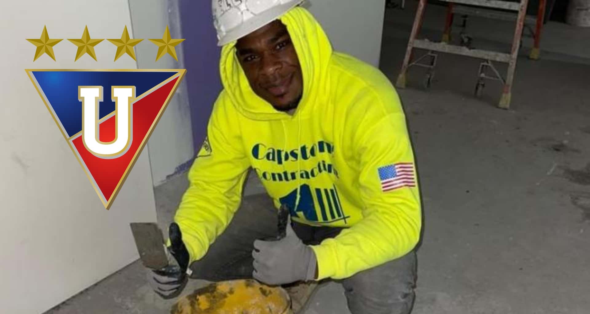 Koob Hurtado hizo noticia, pasó por Liga de Quito y ahora trabaja en la construcción en los Estados Unidos donde gana 6 mil dólares según dijo