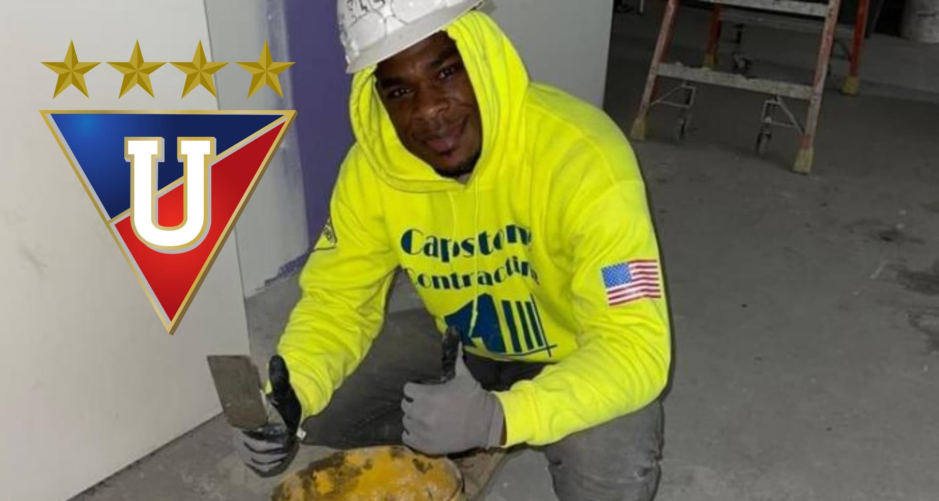 Koob Hurtado hizo noticia, pasó por Liga de Quito y ahora trabaja en la construcción en los Estados Unidos donde gana 6 mil dólares según dijo