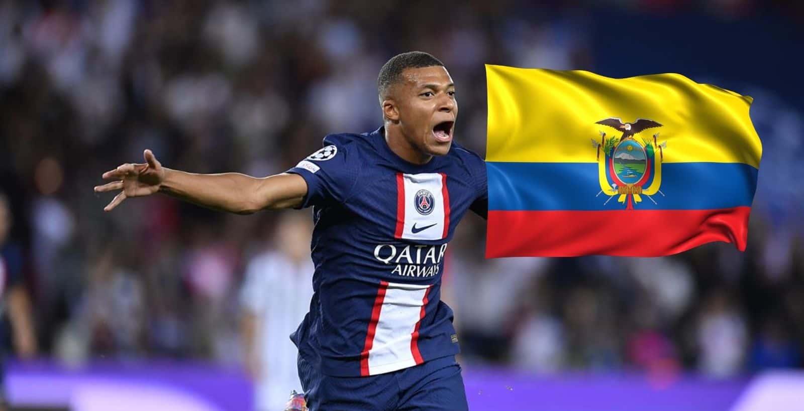 Kylian Mbappé hizo descender a un ecuatoriano