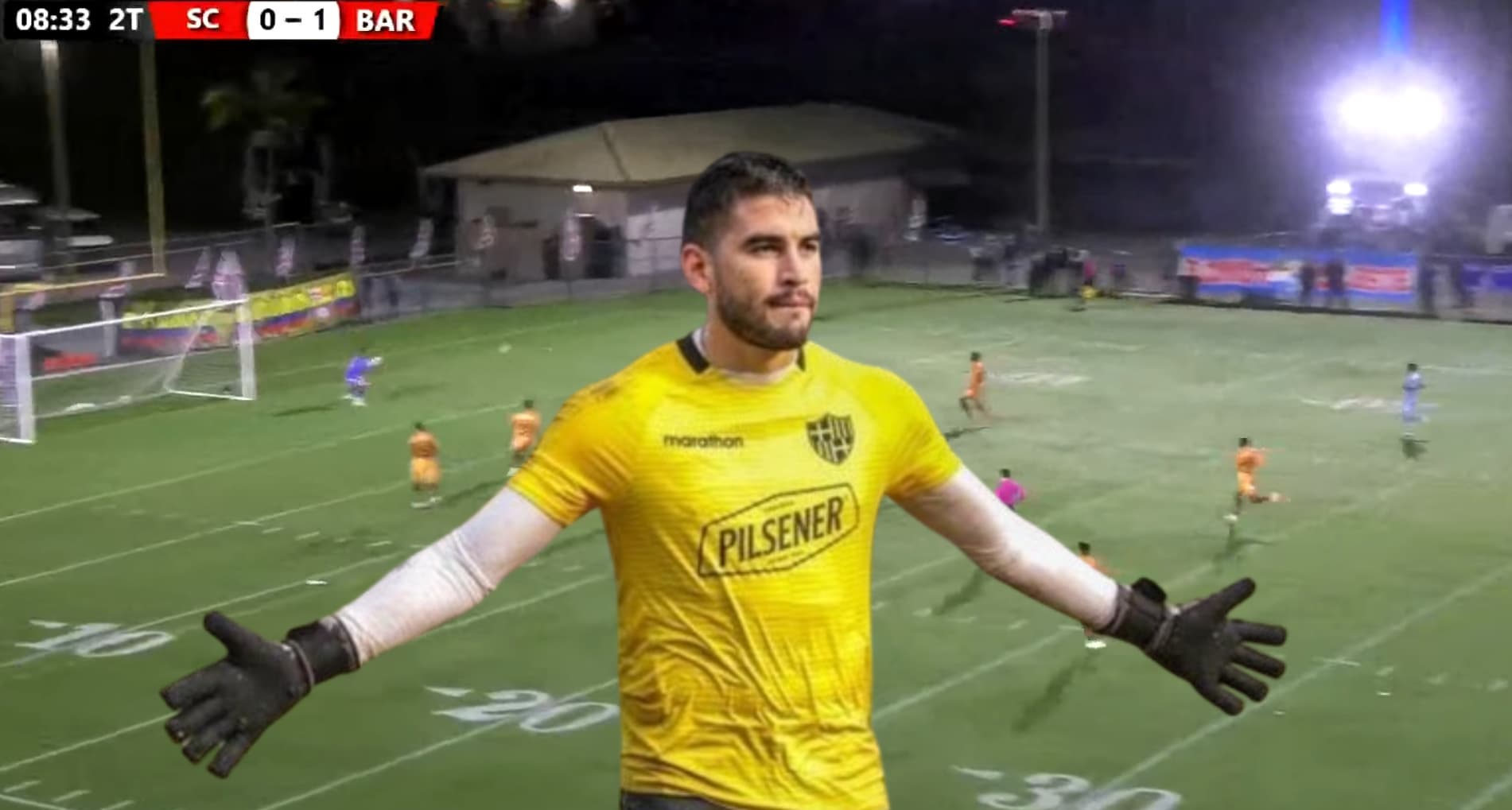 La atajada de Mendoza ante Sporting Cristal.