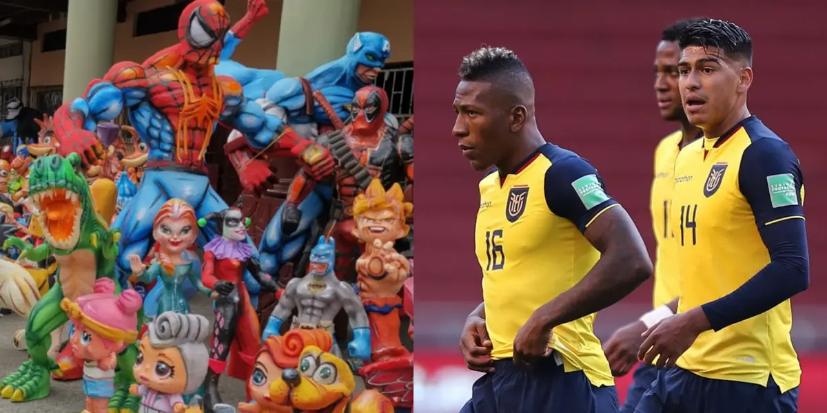 La creatividad de los aficionados no tiene límites y en Guayaquil se exhibió un monigote que incluso la cuenta oficial de la selección lo compartió