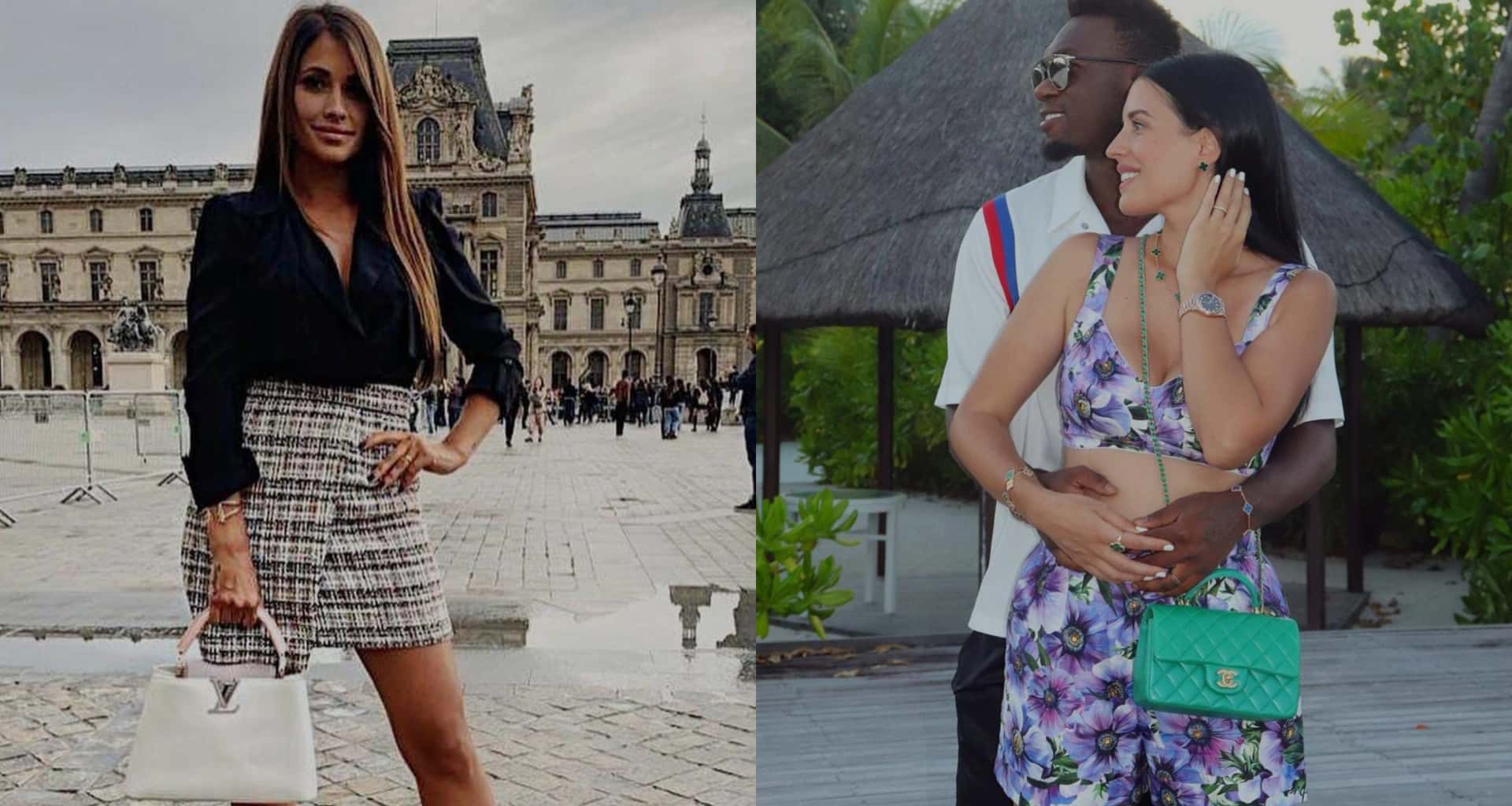 La esposa del considerado mejor jugador del mundo no es muy vanidosa en cuanto a carteras a diferencia de María García la esposa de Felipe Caicedo