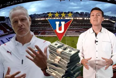 La fortuna que le debe Esteban Paz a Liga de Quito       