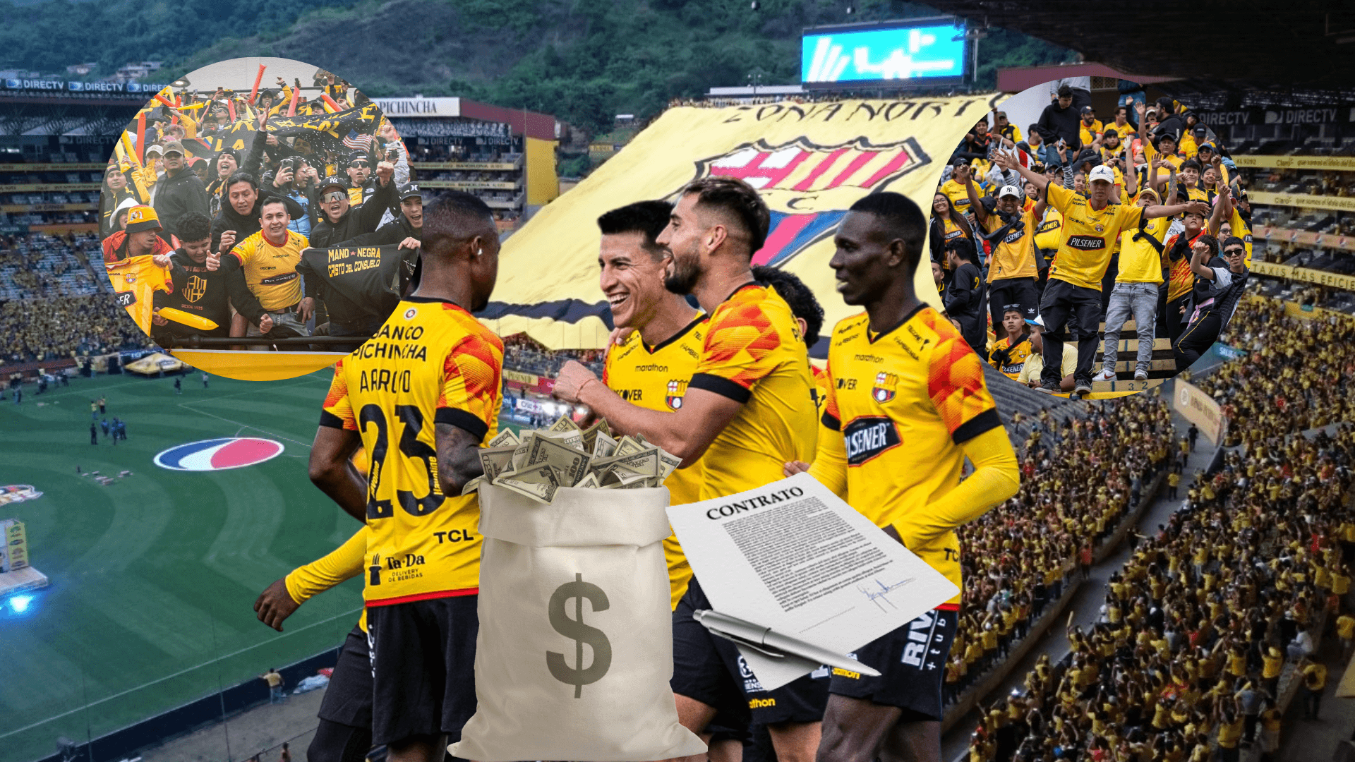 La hinchada lo sorprendió y tendrá un gran contrato con Barcelona SC