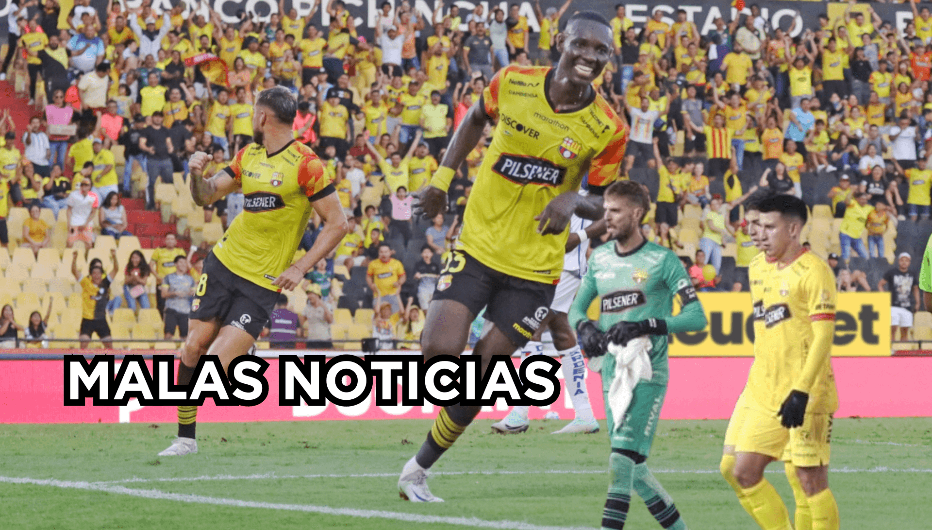 La mala noticia tras la victoria del Barcelona por la Liga Pro. FOTO: Primicias