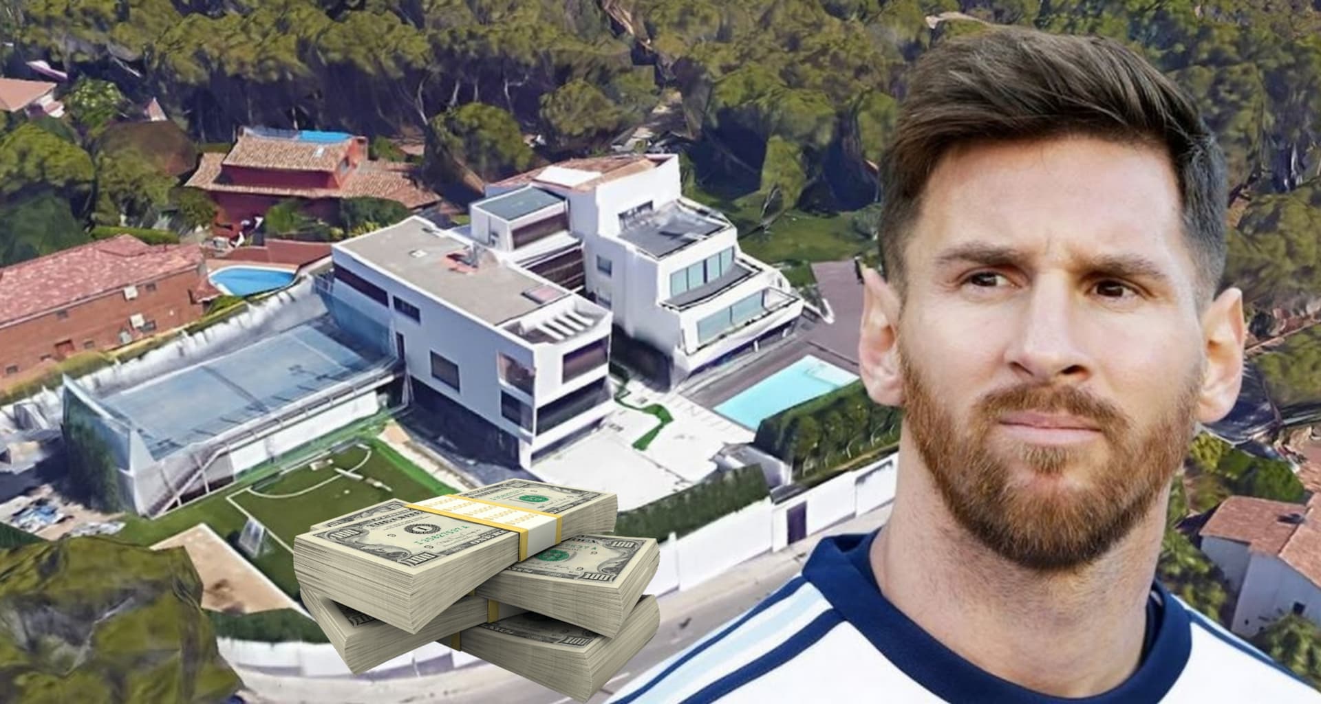 La mansión que Lionel Messi y Antonella Roccuzzo construyen en Rosario para vivir después del retiro del astro argentino, la vivienda del argentino del PSG tuvo una inversión inicial de 5 MDD