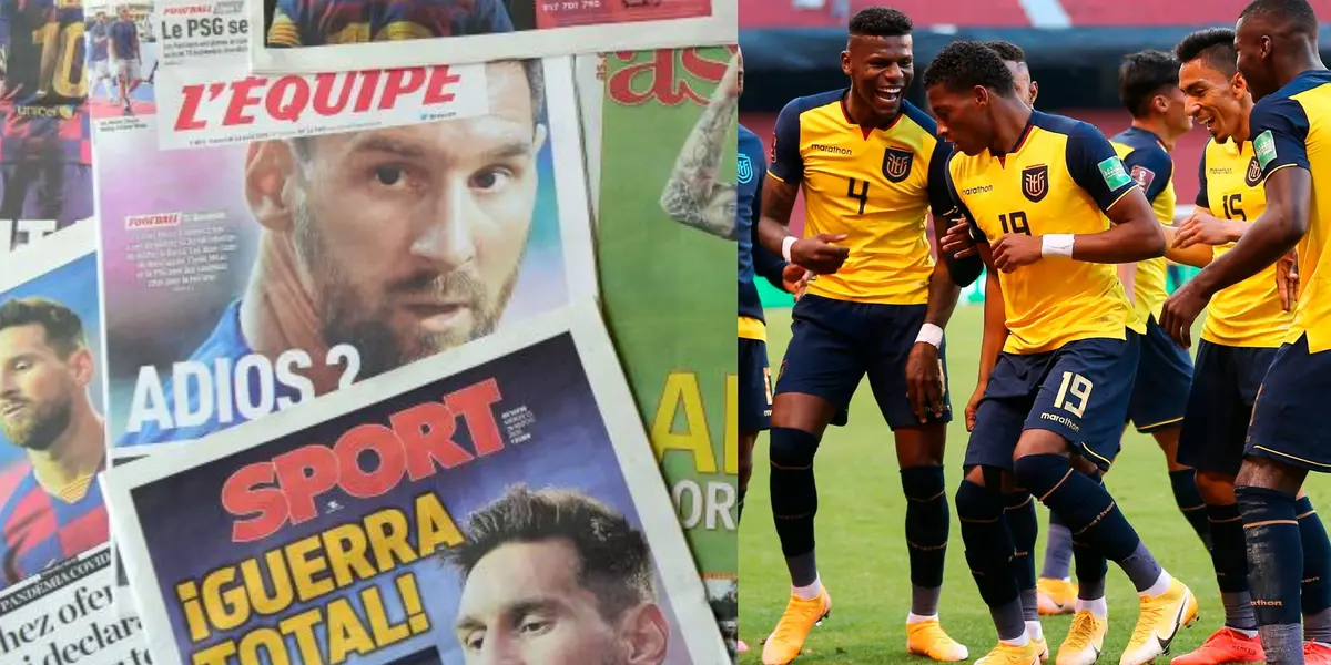 La prensa de Argentina destaca la juventud de la selección ecuatoriana