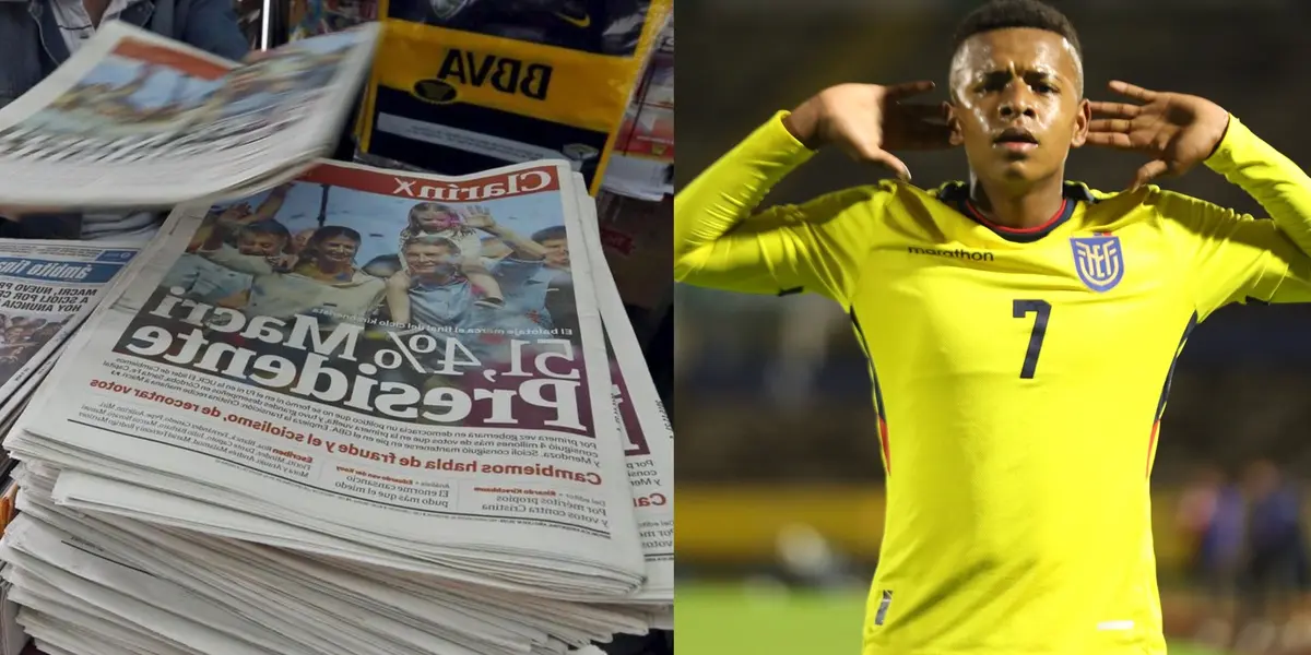 La prensa Argentina habló del crack de la Selección Ecuatoriana, Kenny Arroyo