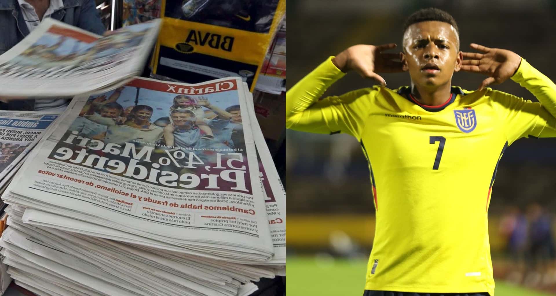 La prensa Argentina habló del crack de la Selección Ecuatoriana, Kenny Arroyo