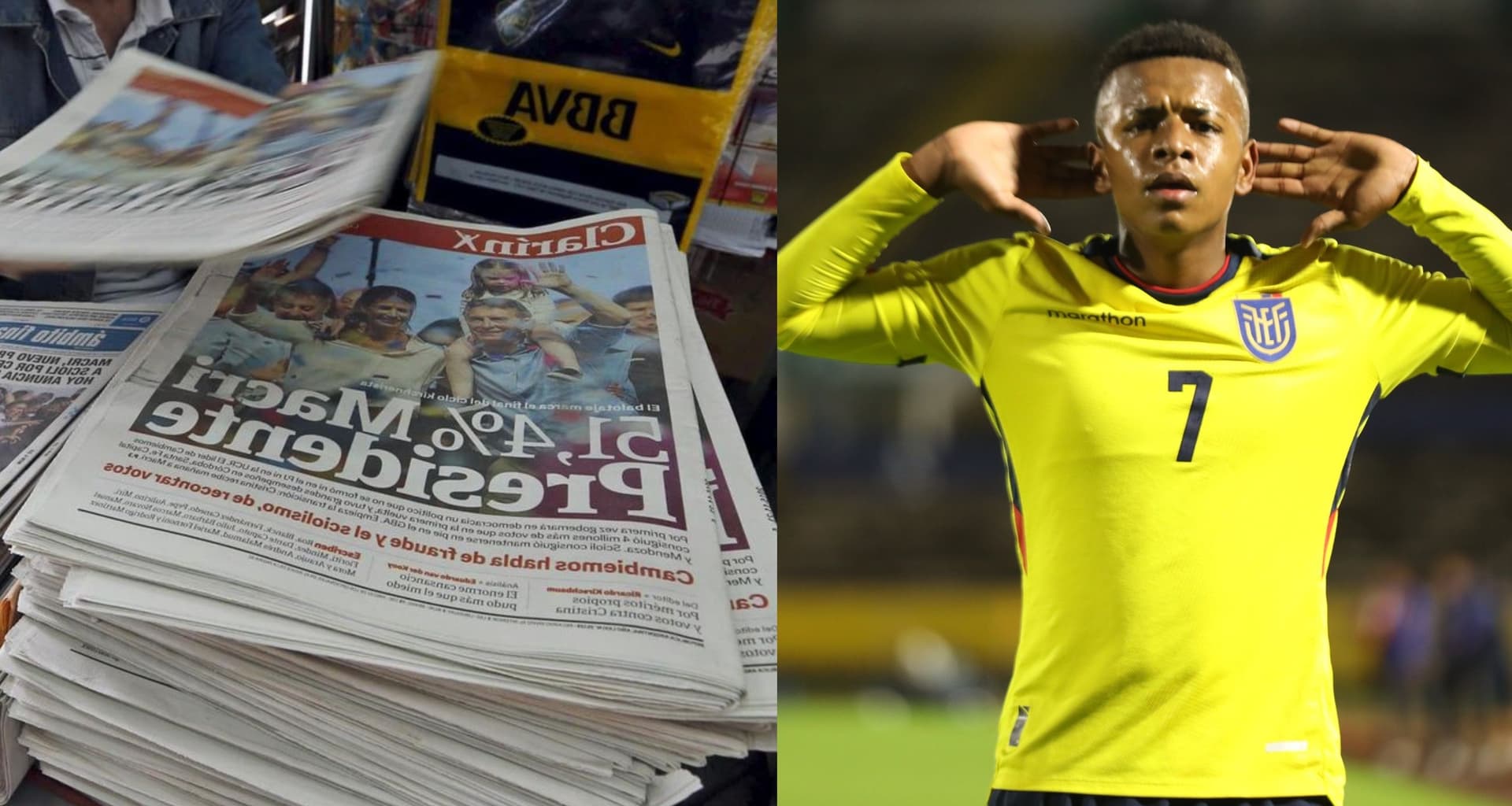 La prensa Argentina habló del crack de la Selección Ecuatoriana, Kenny Arroyo