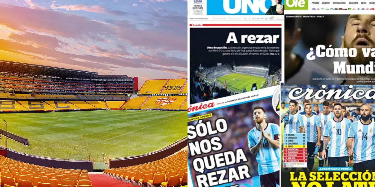 La prensa argentina ya está en Ecuador para cubrir el partido de Lionel Messi y mira lo que dijeron cuando pisaron el estadio Monumental