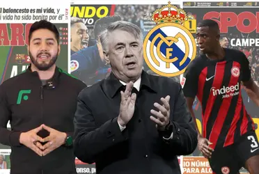 (VIDEO) La reacción de la prensa española al ver que William Pacho es opción para el Real Madrid
