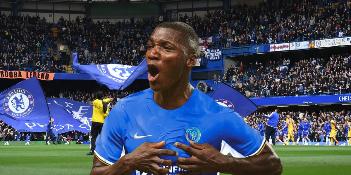 La reacción de Moisés Caicedo tras la victoria del Chelsea