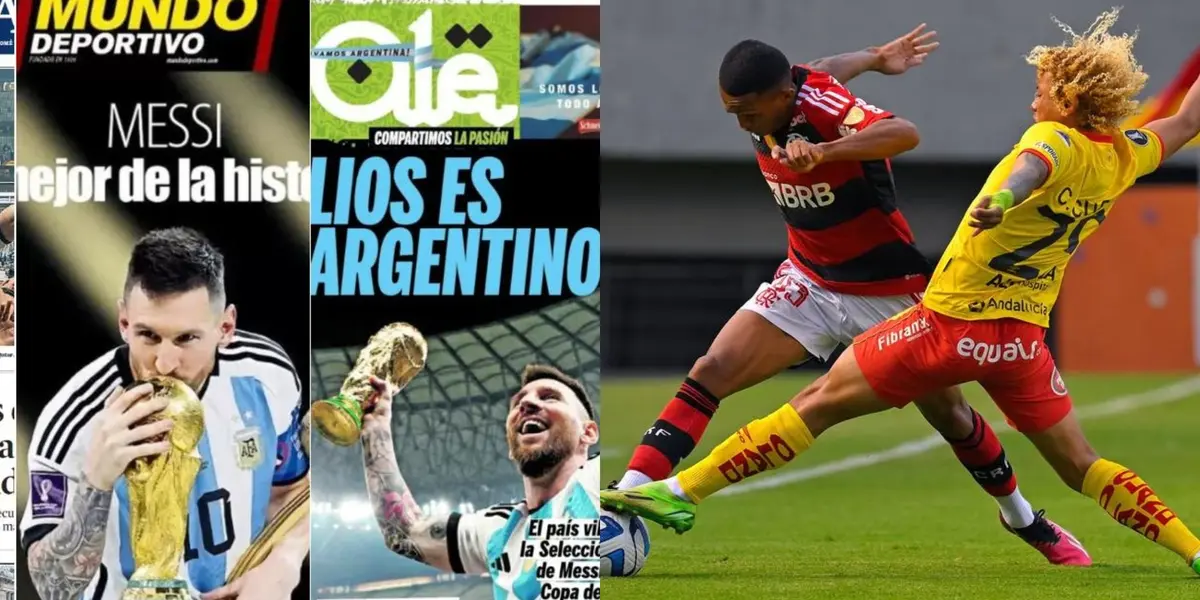 La reacción de la prensa Argentina al ver el triunfo de Aucas sobre Flamengo