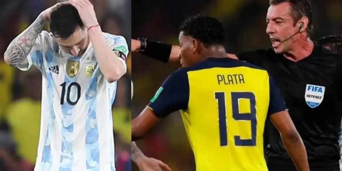 La Selección Ecuador empató ante Argentina con un penal polémico del cual se quejaron los visitantes pero revelaron los audios del VAR