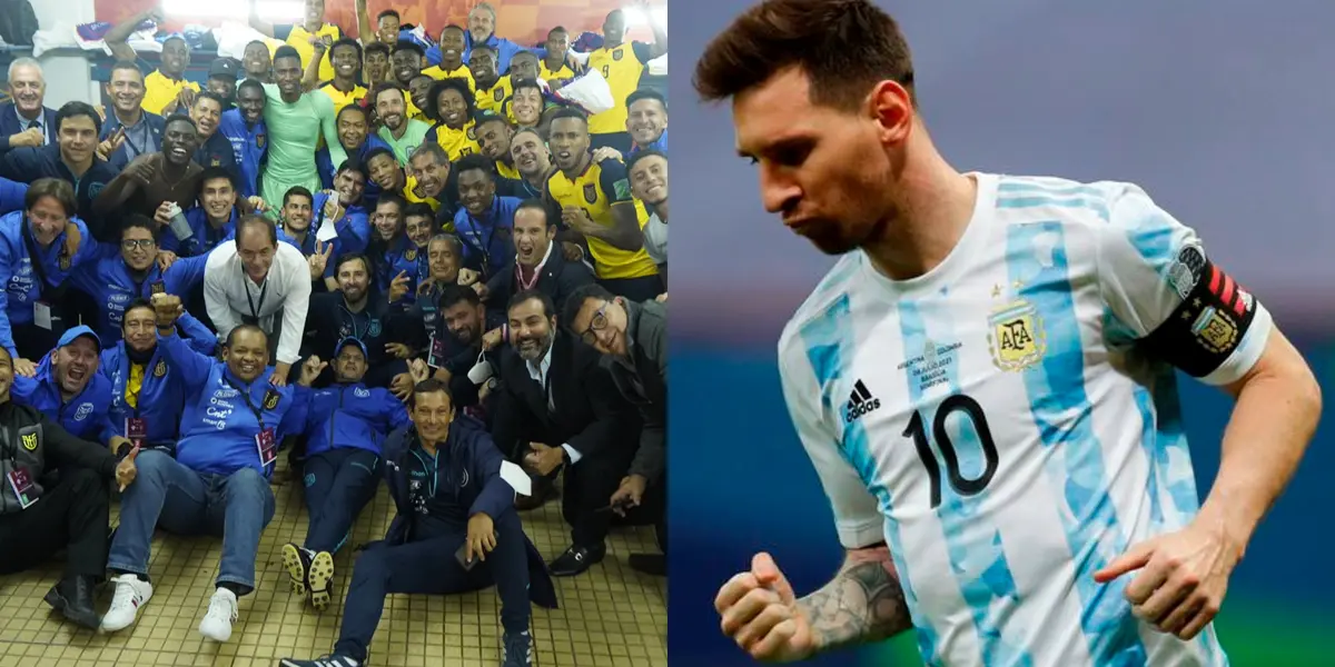 La Selección Ecuatoriana le ganó por primera vez en su historia a Chile como visitante y esto le dio el pase al Mundial de Qatar 2022 a Argentina, cumpliendo el objetivo de Lionel Messi