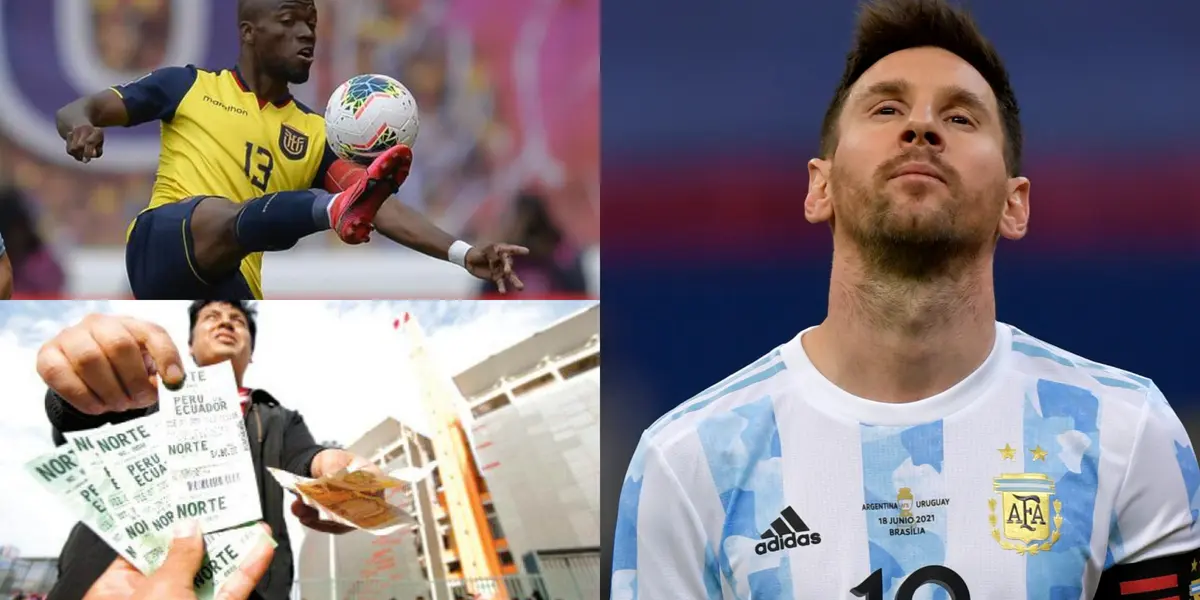 La Selección Ecuatoriana puso el precio de las entradas en precios realmente altos a comparación de lo que cobran en Argentina por mirar a Lionel Messi en Eliminatorias luego de ser campeon de Copa América