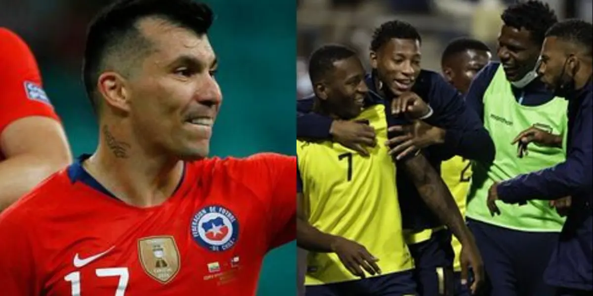La Selección Ecuatoriana venció a Chile en condición de visita y está cerca de meterse en el Mundial. Gary Medel felicitó a Carlos Gruezo por su gran partido pese a ser su rival