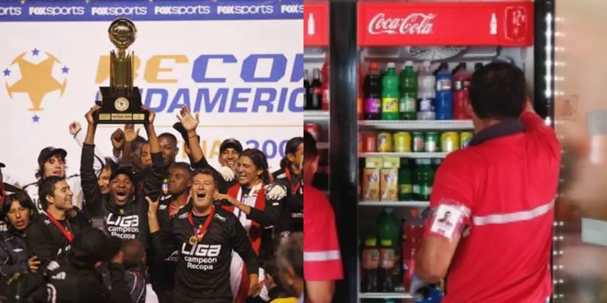 Pasó de campeón de la Recopa Sudamericana con Liga de Quito a ganarse la vida como repartidor de bebidas
