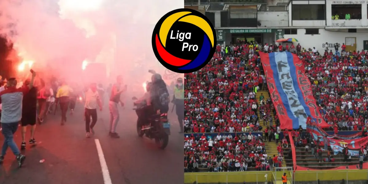 Las autoridades del fútbol ecuatoriano se pronunciaron ante el banderazo que hicieron los hinchas de El Nacional