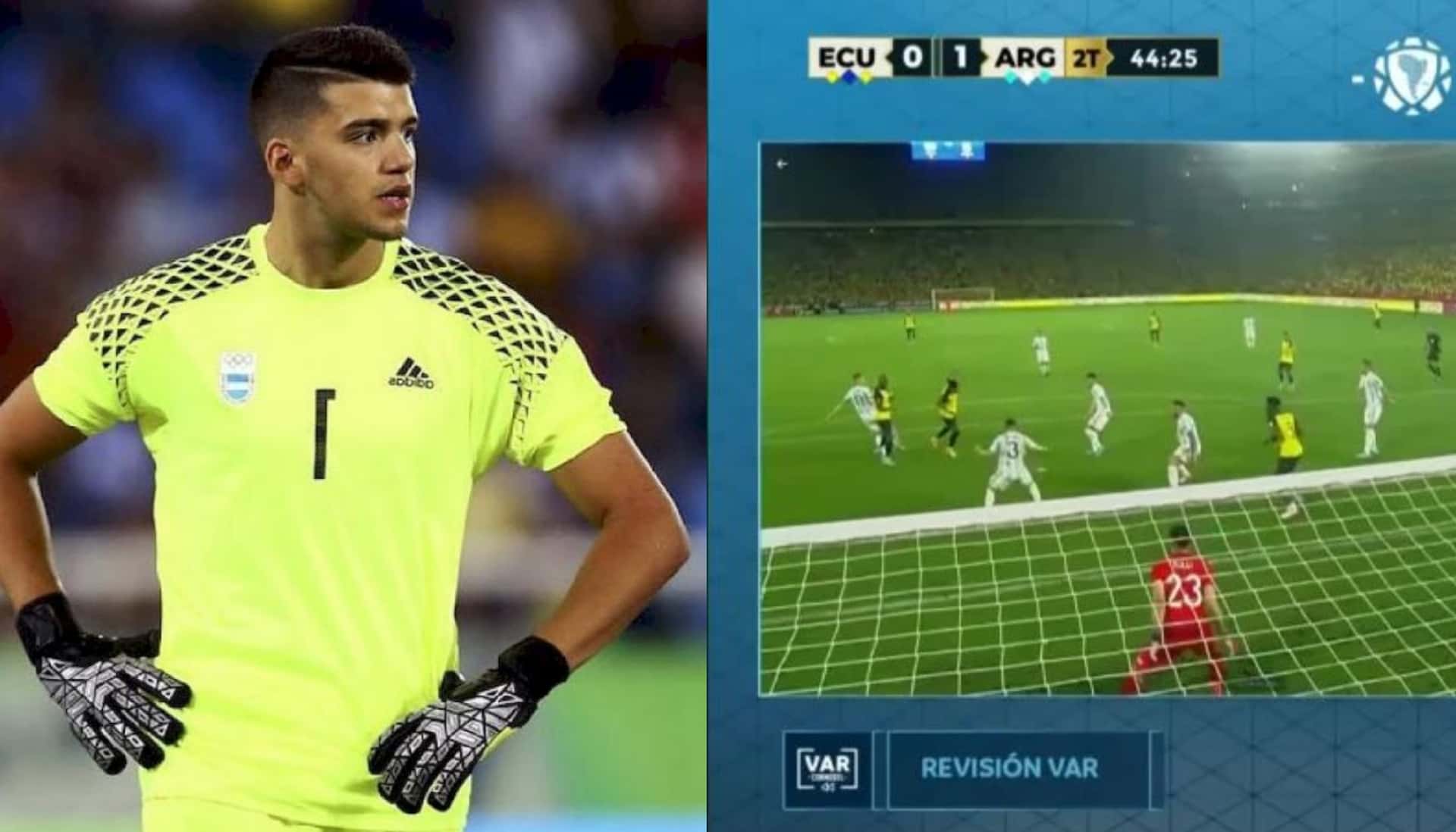 Las polémicas por el penal a favor de Ecuador siguen retumbando en la prensa Argentina y el golero Rulli confesó lo que en realidad pasó