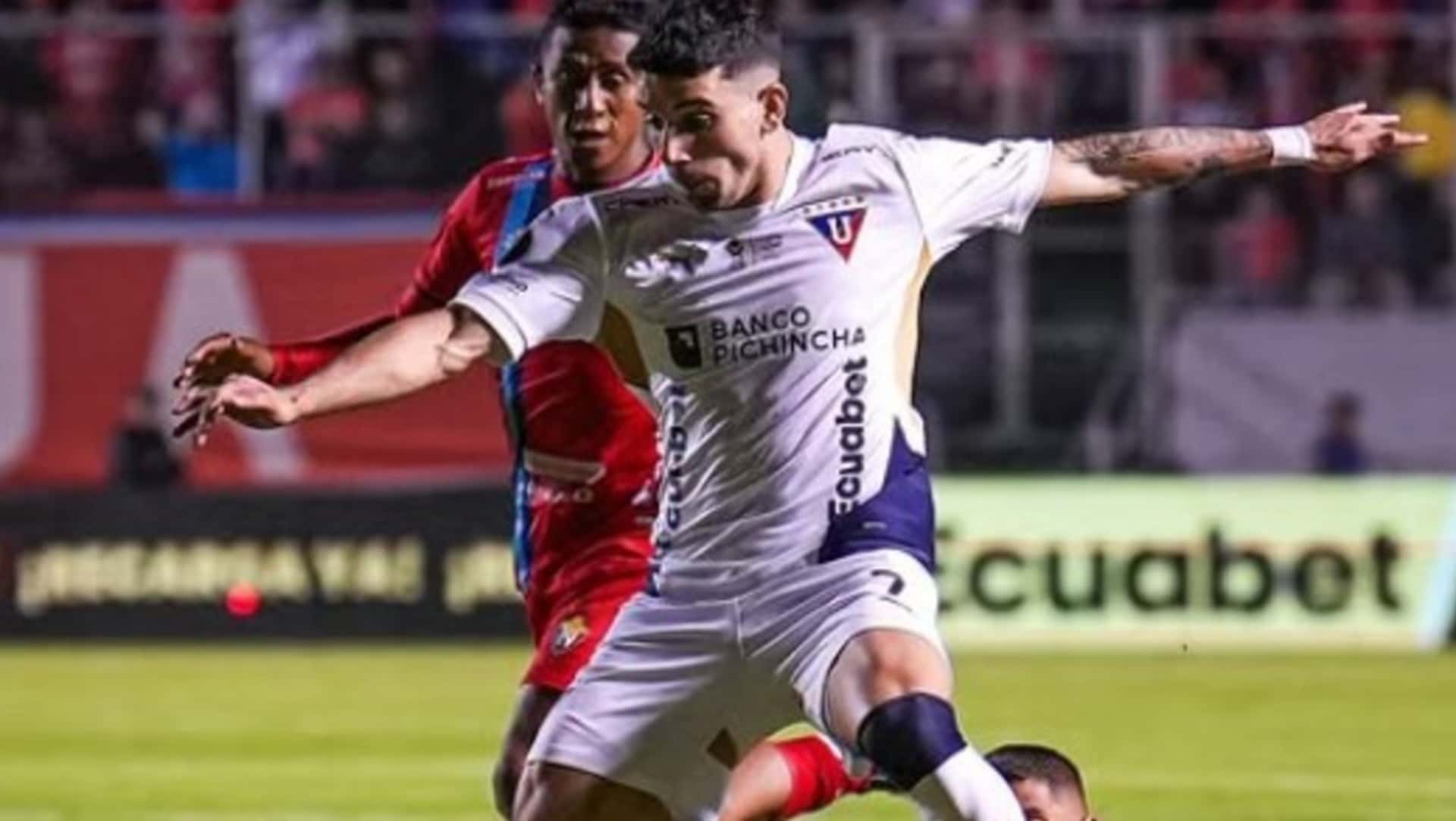Lautaro Pastrán jugador de Liga de Quito