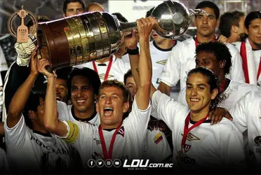 LDU logró coronarse campeón de la Copa Libertadores en el 2008 en el Maracaná y nadie más lo ha conseguido