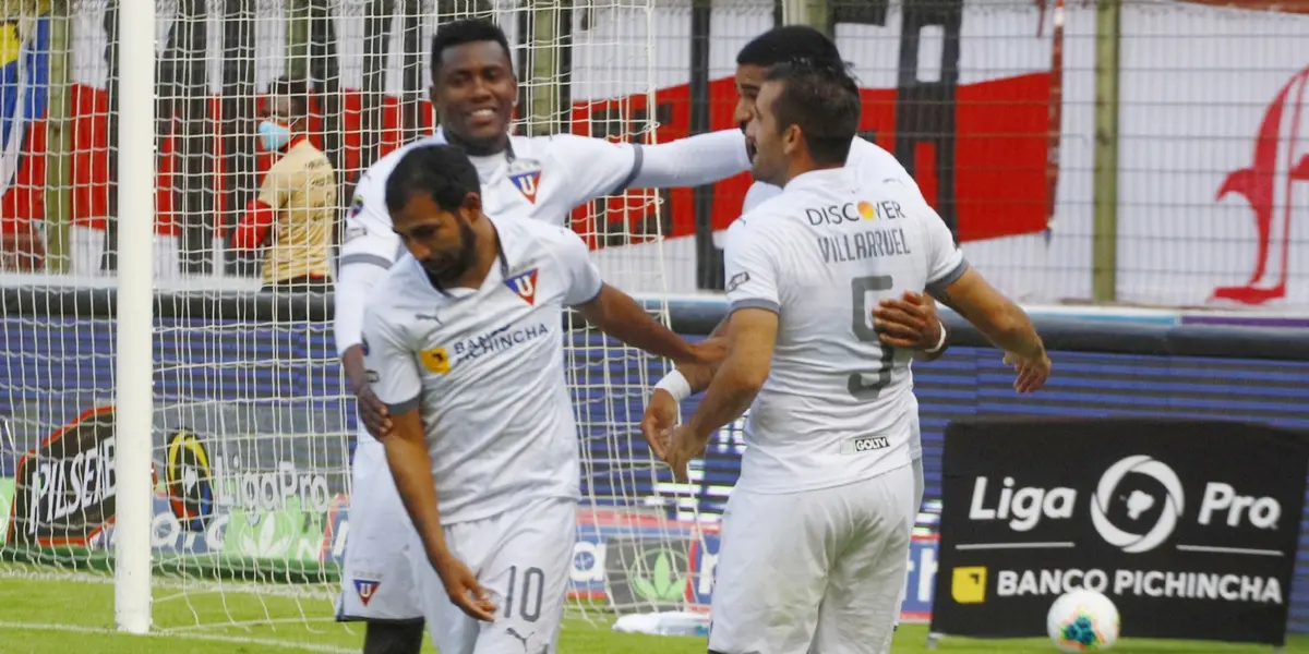 LDU venció a uno de los rivales que pelea arriba y sigue siendo único puntero del campeonato ecuatoriano de fútbol