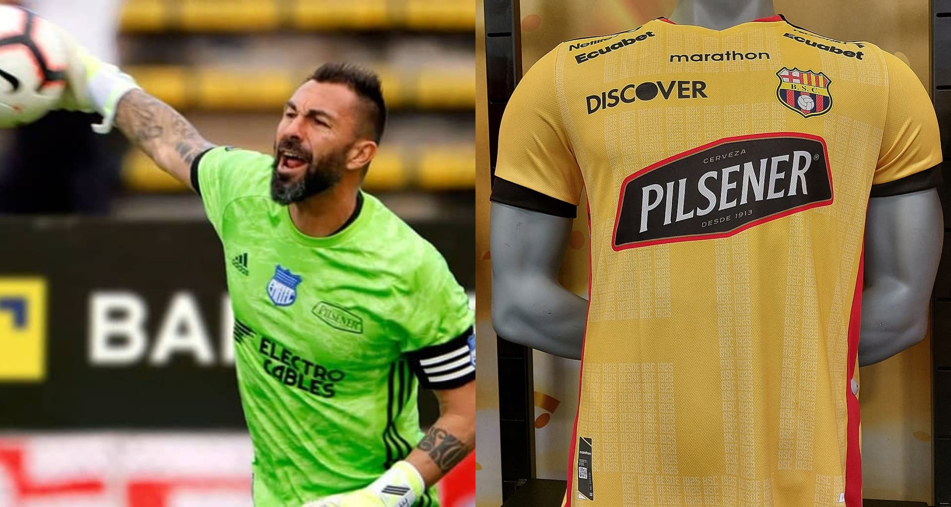 Le acercaron de manera sorpresiva la camiseta de Barcelona SC a Esteban Dreer y que bese su escudo pero mira lo que hizo